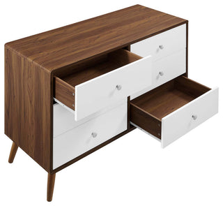 Transmit 47" Dresser, Walnut White