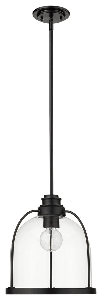Stanton 1-Light Matte Black Pendant