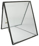 8x10 Jumbo Black Metal and Glass Dual Frame