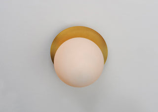 Maxim 26033SW Vesper 7" Tall Wall Sconce - Satin Brass / Black