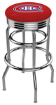 Holland L7C3C Montreal Canadiens 30" Double-Ring Bar Stool - Chrome