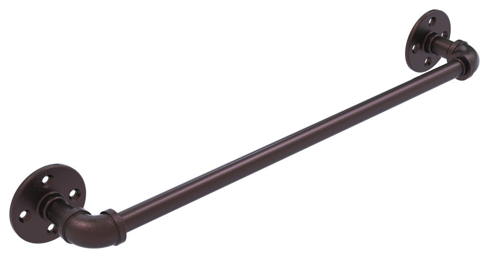 Pipeline Towel Bar, Antique Bronze, 24"