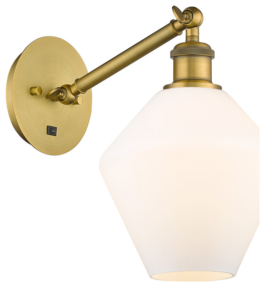 Innovations 317-1W-BB-G651-8-LED 1-Light Sconce, Brushed Brass