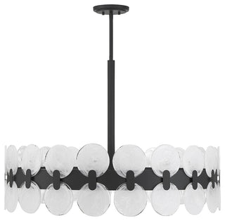 Boca 10-Light Chandelier, Matte Black