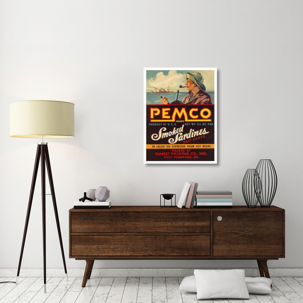 "Remco Smoked Sardines" Digital Paper Print by Retrolabel, 29"x38"