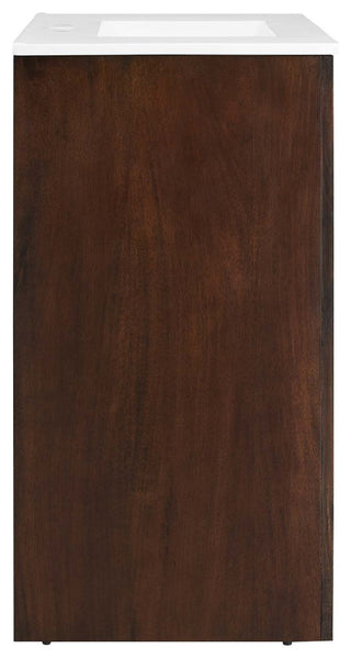 Appia 36" Bathroom Vanity - Walnut White