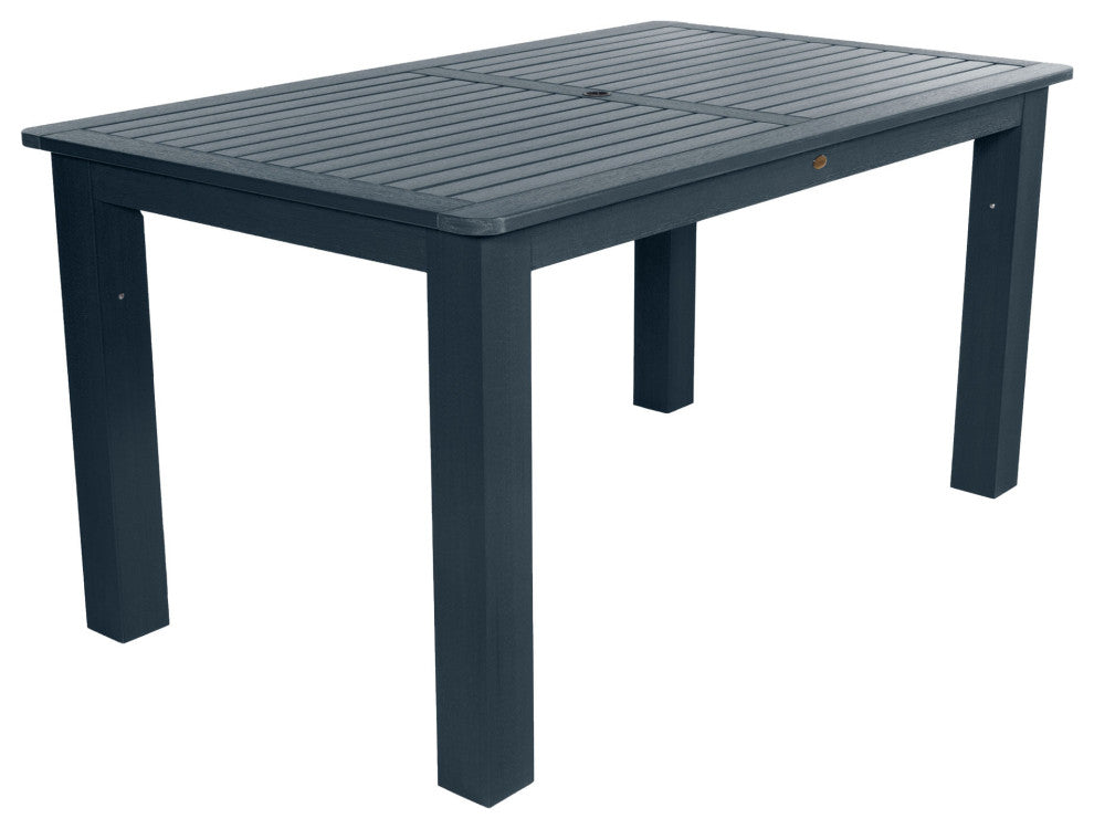 Weatherly 7-Piece Rectangle Counter-Height Dining Set, Federal Blue