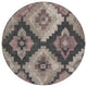 Machine Washable Indoor/Outdoor Chantille ACN1894 Taupe 8' x 8' Round Rug