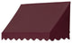 Traditional Awnings in a Box, Burgundy, 4'