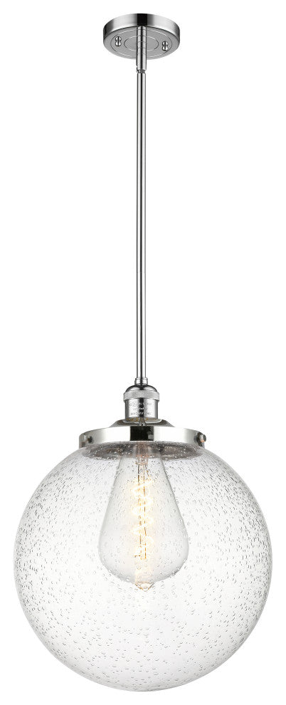 Beacon Pendant, Polished Chrome, Seedy