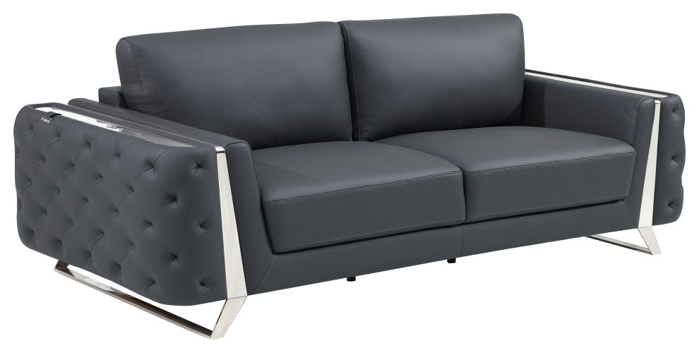 Leonardo Top Grain Italian Leather  Sofa