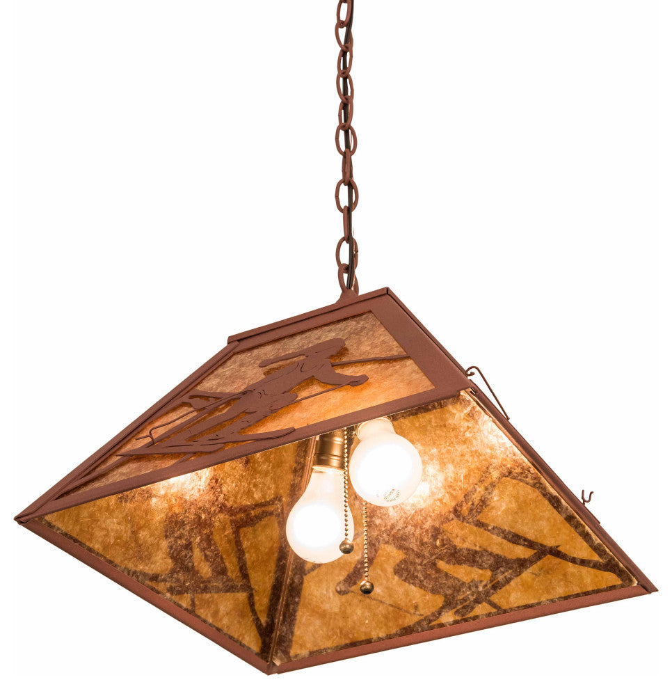 16 Square Alpine Pendant