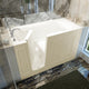 MediTub Walk-In 30 x 60 Left Drain Biscuit Whirlpool Jetted Walk-In Bathtub
