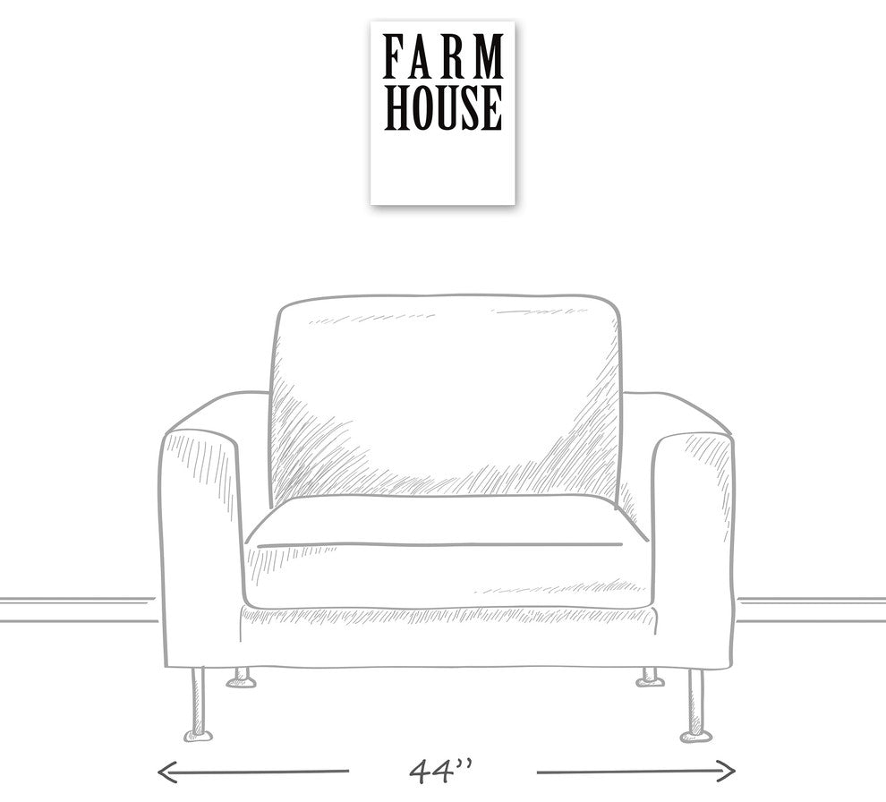 Farm House 11x14 Canvas Wall Art