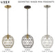 Livex Lighting Antique Brass 1-Light Mini Pendant