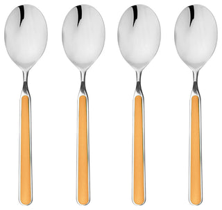 Fantasia American Coffee Spoon Set 4-Piece Set, Orange