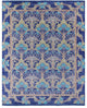 11' 11" X 15' 0" Handmade William Morris Wool Rug - Q15733
