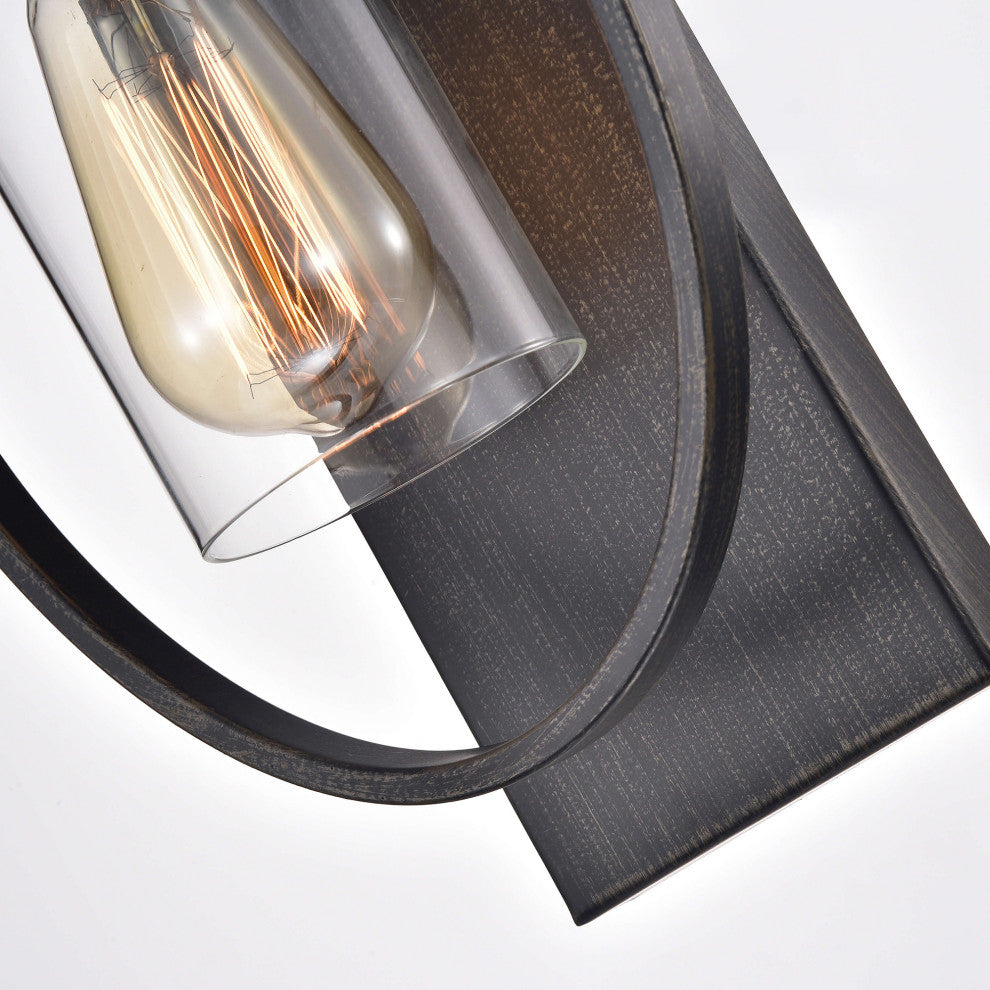 Astrid Wall Sconce with Clear Glass Shade