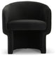 Metro Jessie Accent Chair, Black Upholstery