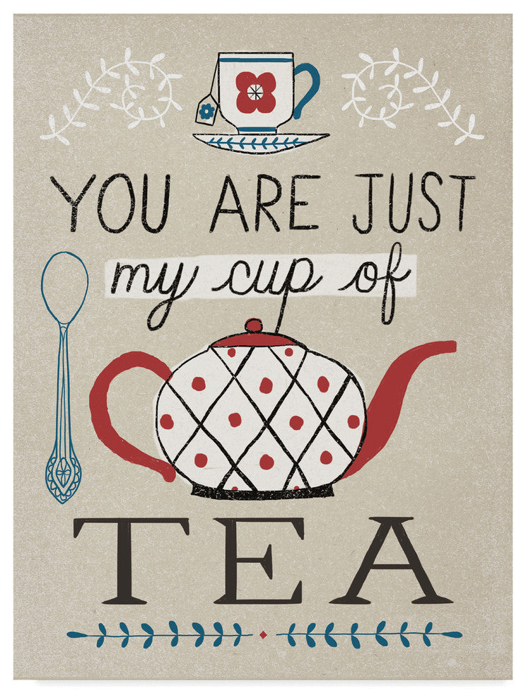 Oliver Towne ''Cup Of Tea'' Canvas Art, 14"x19"