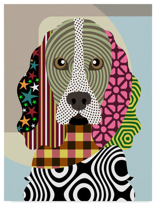 Lanre Adefioye 'Cocker Spaniel Dog' Canvas Art, 32"x24"