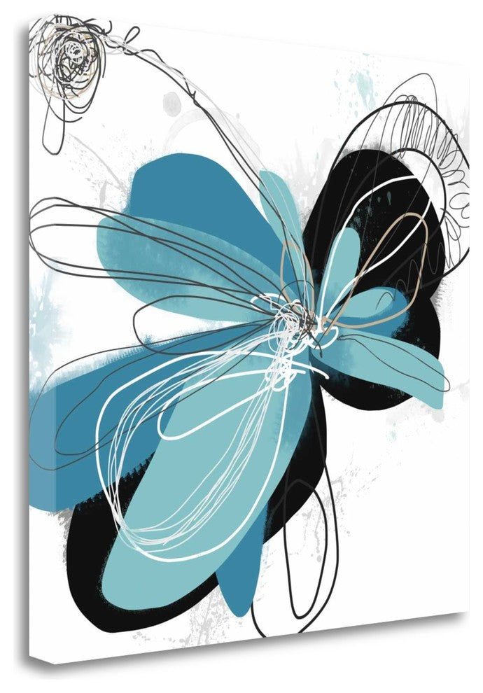 "The Flower Dances 2" By Jan Weiss, Giclee Print on Gallery Wrap Canvas