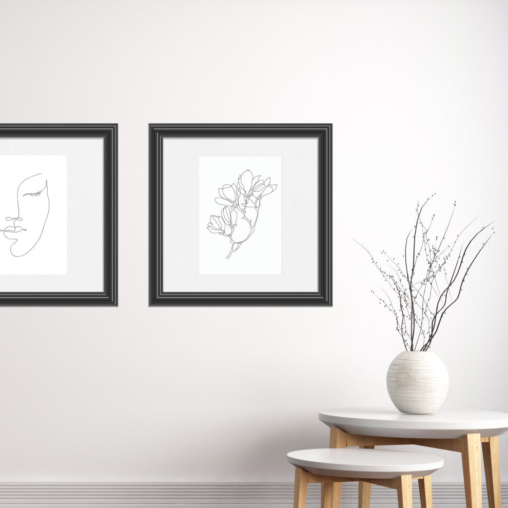 20" x 20" Electric Black 2" Lavo Picture/Gallery Frame