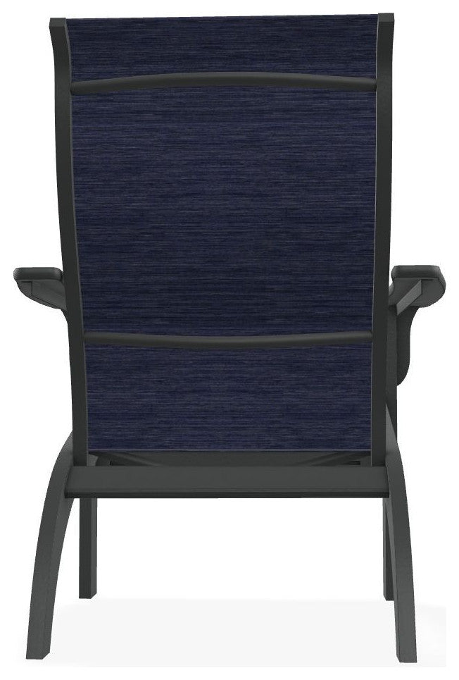Adirondack Sling Outdoor Adirondack Armchair, Collect Indigo/Graphite