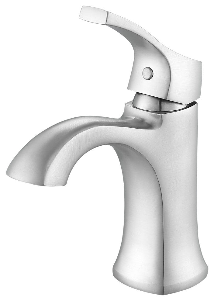 Ancona Morgan Series Single Lever Bathroom Faucet, Brushed Nickel