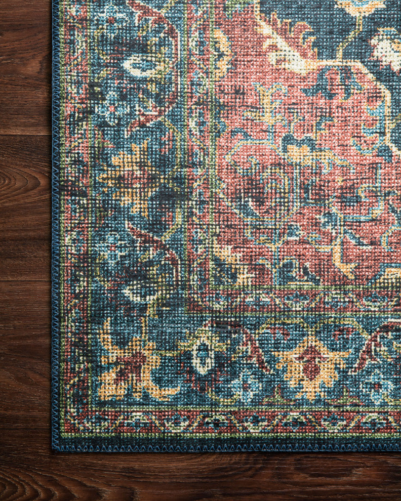 Loloi II Skye SKY-08 Denim/Brick Area Rug