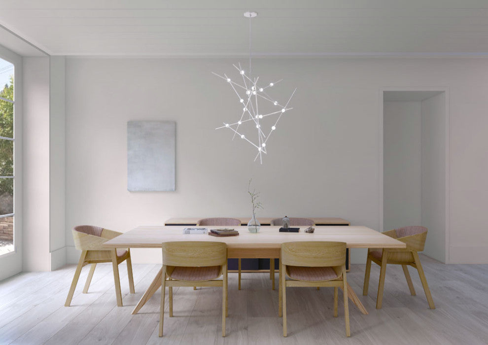 Sonneman 2151 Constellation Aquila Minor 25"W Integrated LED - Satin Nickel /