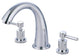 Kingston Brass Roman Tub Faucet, Polished Chrome