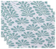 Ina, Floral Print Placemat, Aqua