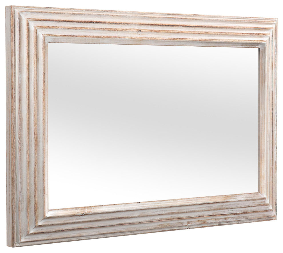Prichard Wall Mirror - White Burnt