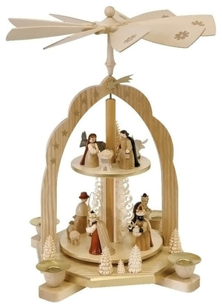 Richard Glaesser Nativity Scene With Wisemen Pyramid