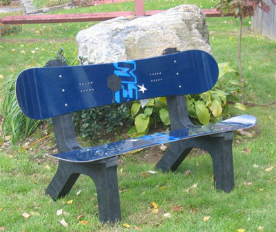 Snow Board Bench Black