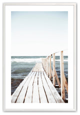 Opaque White 24" x 36" Journey into Serenity Framed Print