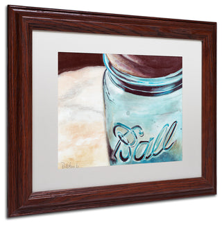 'Ball Jar' Art, 11x14, Wood Frame, White Mat