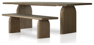 Sorrento 94" Dining Table-Aged Drift