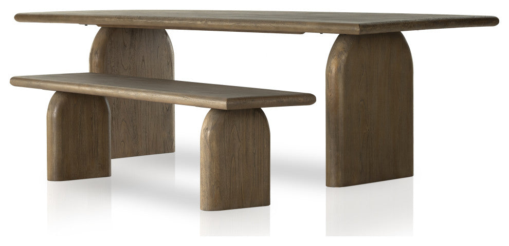 Sorrento 94" Dining Table-Aged Drift