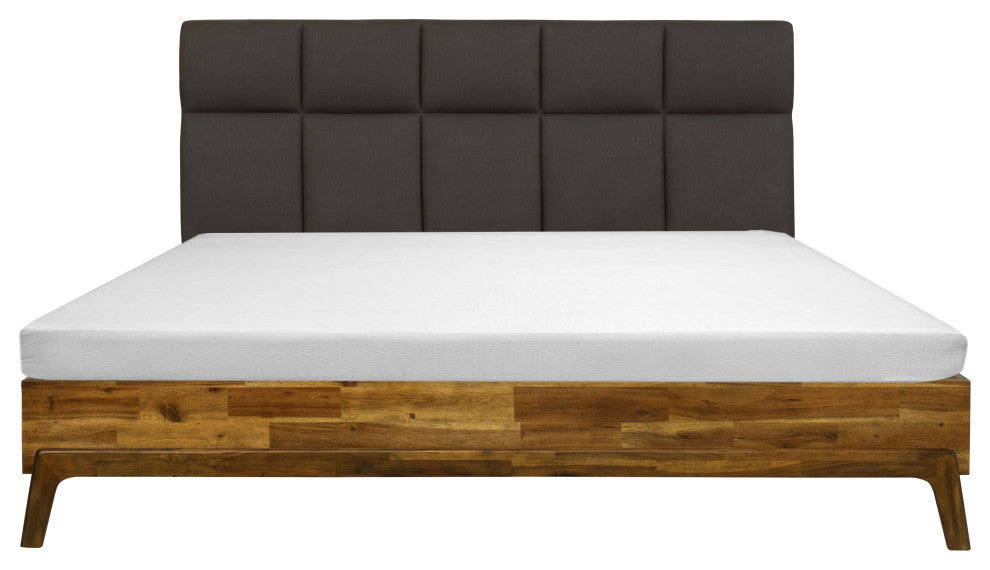 Remix King Bed, Gray