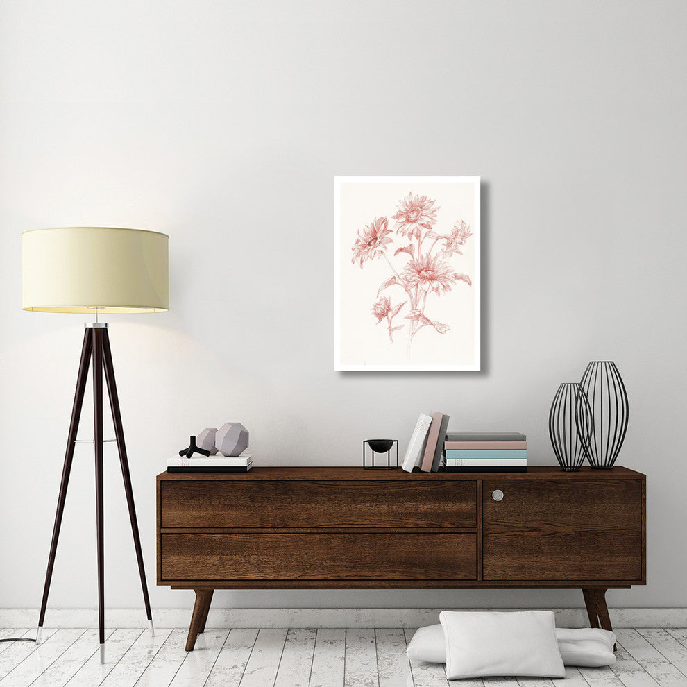 "Farm Nostalgia Flowers I" Digital Paper Print by Danhui Nai, 26"x34"