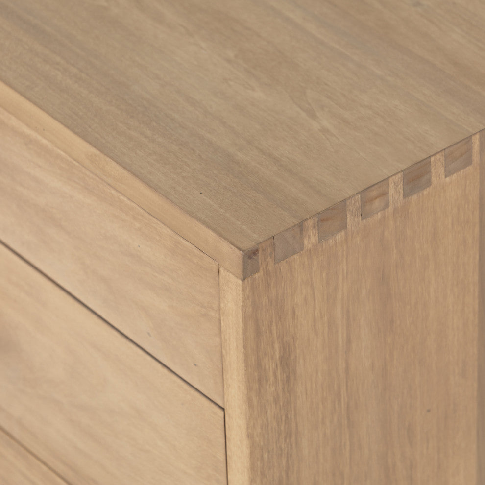Isador Executive Desk-Dry Wash Poplar