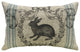 Hare Striped Linen Pillow