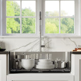 Karran 33" Top Mount Single Bowl Stainless Steel Kitchen Sink Kit