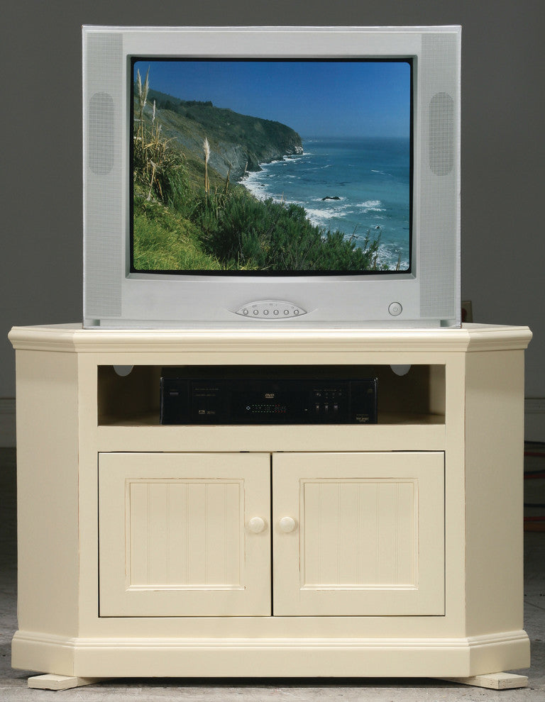 Eagle Furniture 42" Coastal, Corner Entertainment Console, Caribbean Rum
