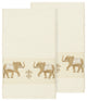 Quinn 2 Piece Embellished Bath Towel Set