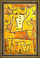 Paul Klee Red Waistcoat - 18" x 27" Framed Premium Canvas Print