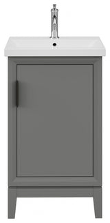Elsa 20 In. Ceramic Sink Top Vanity in Cashmere Grey