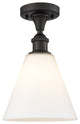 Innovations 516-1C-OB-GBC-81-LED 1 Light Semi-Flush Mount, Oil Rubbed Bronze